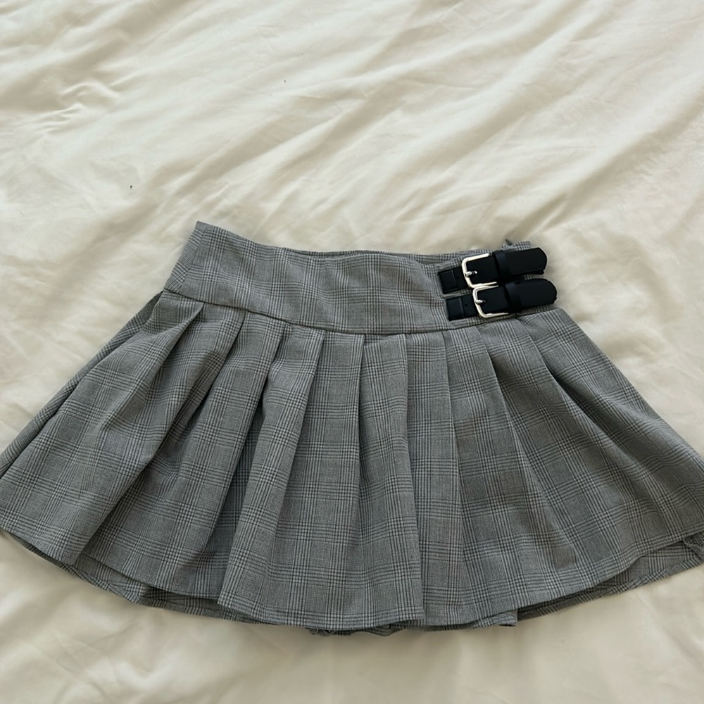 Plaid Mini Skirt